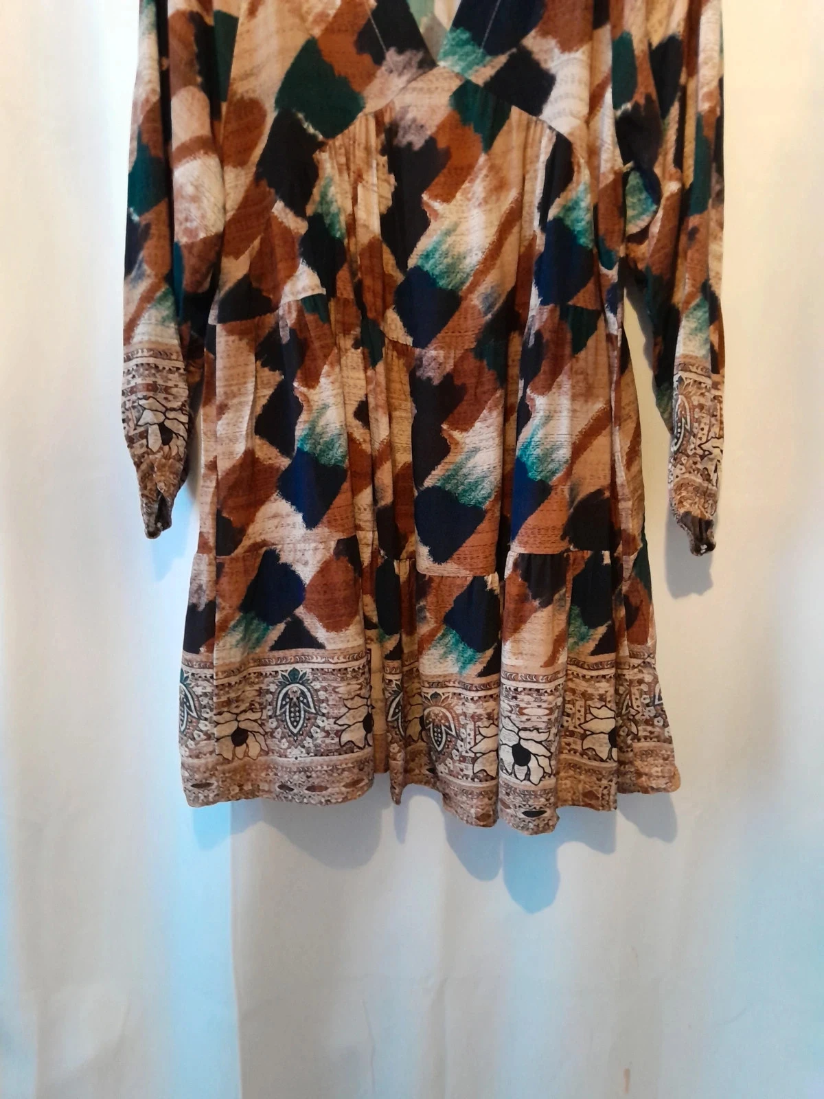 Korte jurk, boho-chic geïnspireerd, Merk Betty & Co. One Size – photo 2